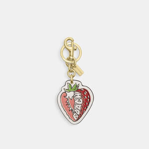 Coach Outlet Strawberry Bag Charm